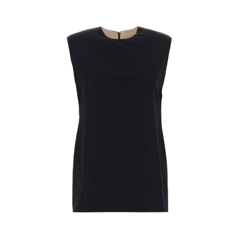 Carven Women Black Wool Tank Top